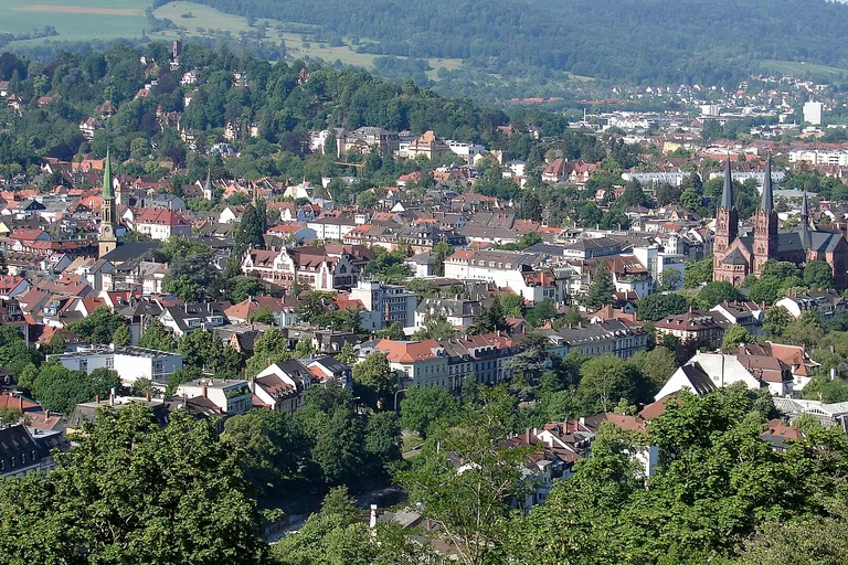 Ansicht von Freiburg im Breisgau